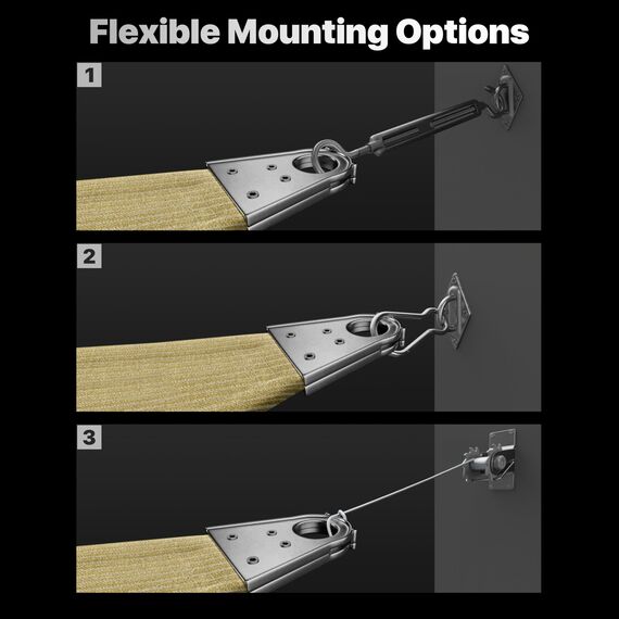 Colourtree CTAWRN Sonnensegel für Terrasse, 260 GSM, handelsüblicher Standard, strapazierfähig, Beige