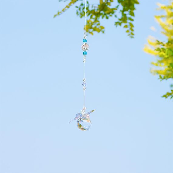 H&D HYALINE & DORA 30 mm Kristallkugel Prisma Regenbogen Maker hängender Sonnenfänger Fenster Schmetterling Dekoration Geschenk