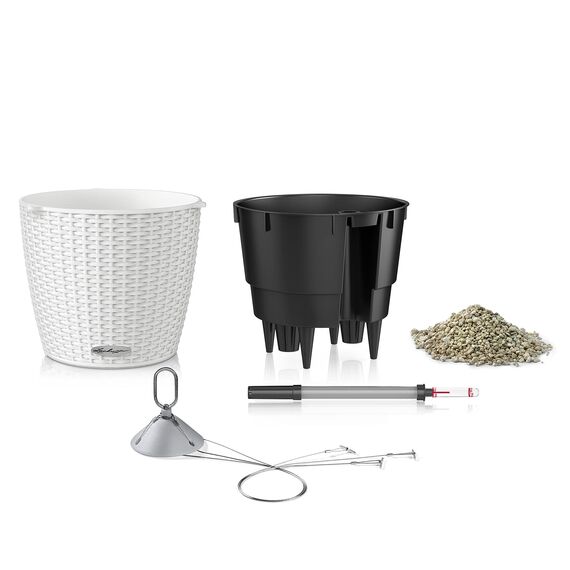 Lechuza Nido Cottage 28 weiß 15190, 27x27x23 cm (Packung mit 2)