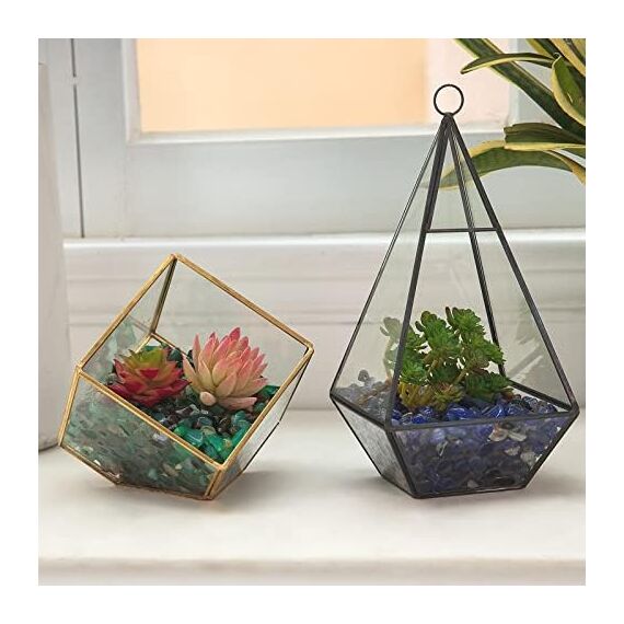 Kieselsteine, RIFNY Dekosteine Achat Kies Deko für Garten Blumentopf Pflanzen Sukkulenten Kaktus, Aquarium Kies Steine (680g, Grün)