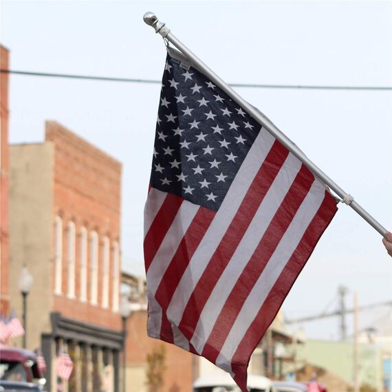 TALITARE Fahnenmast aus Aluminium Silber mit Fahnenmasthalter aus Edelstahl, Edelstahl 150 cm Fahnenstange kit mit Halterung mit Drehbaren Ringen/Silber Basis