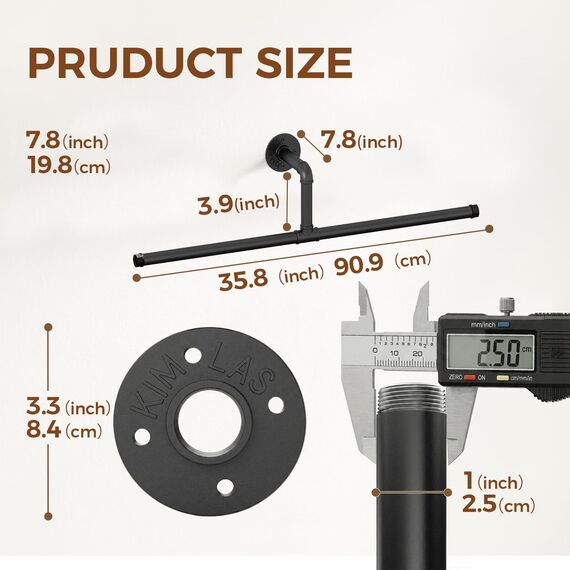 Bamworld Hängende Pflanzgefäße für Zimmerpflanzen, T-Form, Hängepflanzenhalter, Pflanzenaufhänger, Innenfenster, Pflanzenregale, Deckenwandhalterung, Schwarze Stange für Gartenwanddekoration