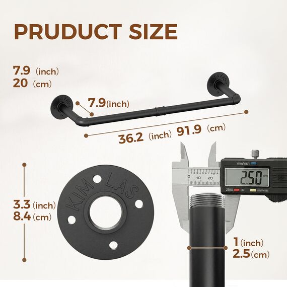 Bamworld Hängende Pflanzgefäße für Zimmerpflanzen, Pflanzenhalter für Fenster, Decke, schwebend, Schwarze Metallstange für Zuhause, Garten, Wanddekoration für Wohnzimmer, Küche, Schlafzimmer