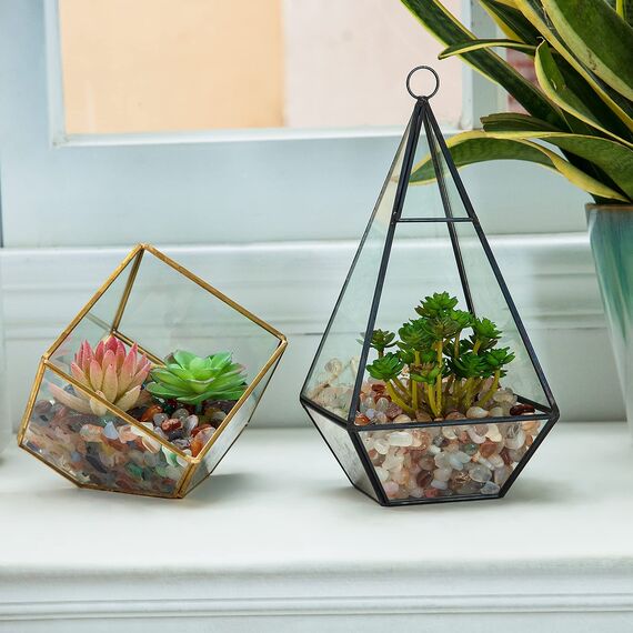 RIFNY Kieselsteine für Aquarium Blumentopf Deko Steine kleine Natur Kristall Achat Kies für Sukkulenten Kaktus Terrarium DIY Balkon Pflanztöpfen Dekorative, 680g, Gemischt