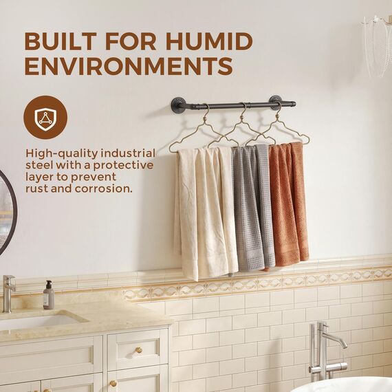 Bamworld Hängende Pflanzgefäße für Zimmerpflanzen, Pflanzenhalter für Fenster, Decke, schwebend, Schwarze Metallstange für Zuhause, Garten, Wanddekoration für Wohnzimmer, Küche, Schlafzimmer