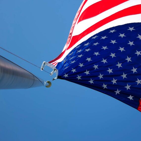 Anley 4 Stück Nylon Fahnenmastklammer Karabinerhaken, UV- und Wasserabweisende Fahnenmastbefestigung - Fahne mit Seil am Fahnenmast befestigen - 4er Packung