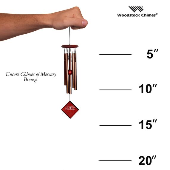 Woodstock Encore Collection Windspiel Chimes of Mercury, bronze