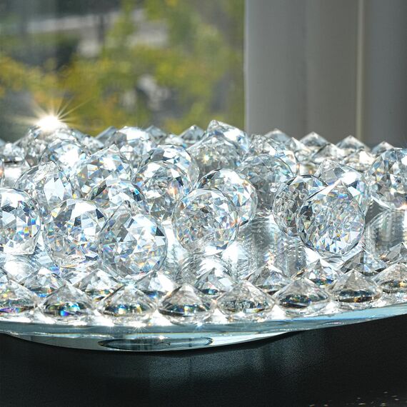 24 Pack Kristalle Zum Aufhängen, 20mm Prisma Sonnenscheinfänger, Als Dekoration, Bunte Regenbogen, Für Kronleuchter, Feng Shui Sonnenfänger (Clear)