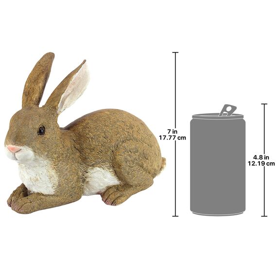 Design Toscano Bashful, der liegende Hase, Liegende Hasenfigur