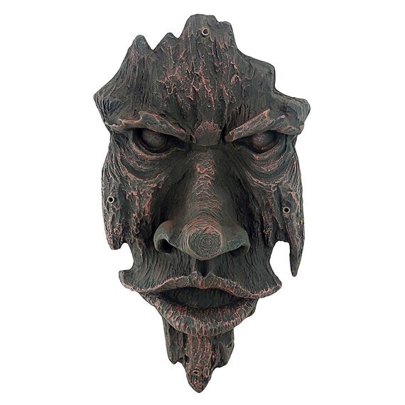 Design Toscano Der Geist von Nottingham Woods Greenman Wandskulptur, Polyresin, holzton, 38 cm