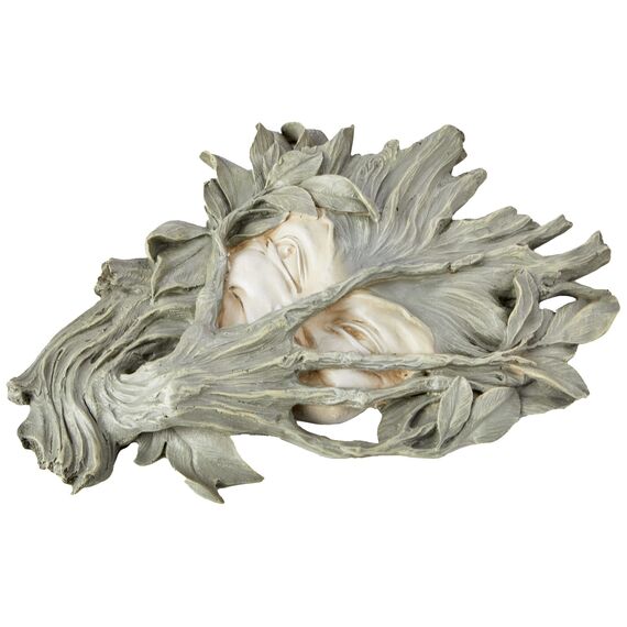 Design Toscano Wandskulptur Holzelfe, Maße: 23 x 12.5 x 33 cm 1.25 kg