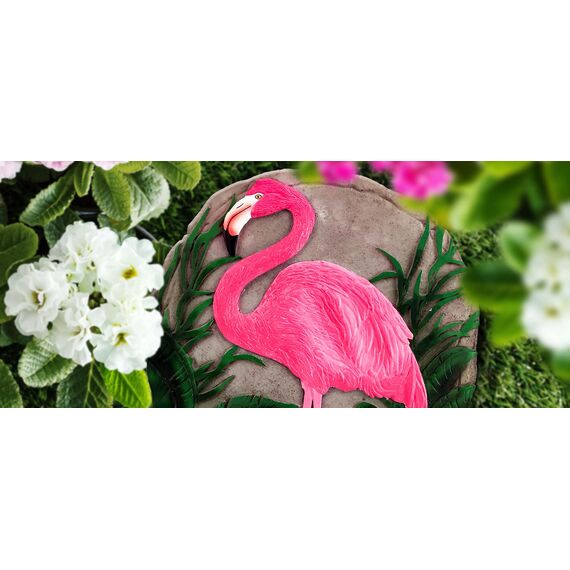 Spoontiques, Garten-Dekor, Trittstein mit Motiv: Nana's Garden, Dekostein für Garten, Harz