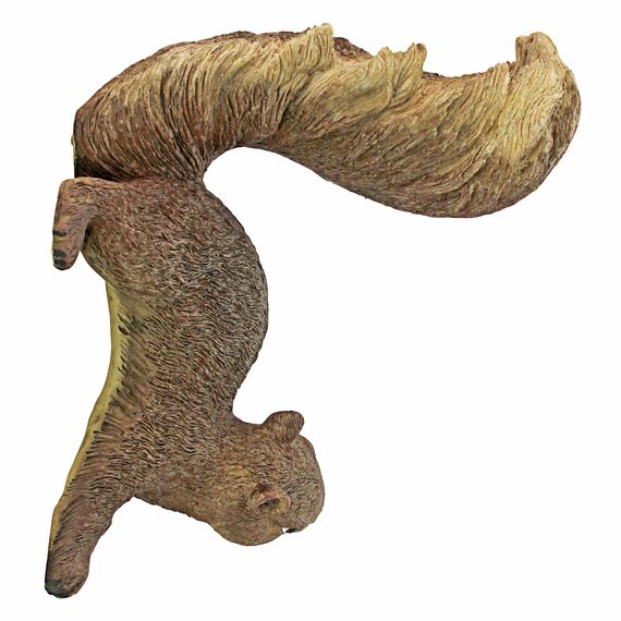 Design Toscano Simone, das Eichhörnchen, Hängende Skulptur, 12,5 x 7,5 x 20,5 cm