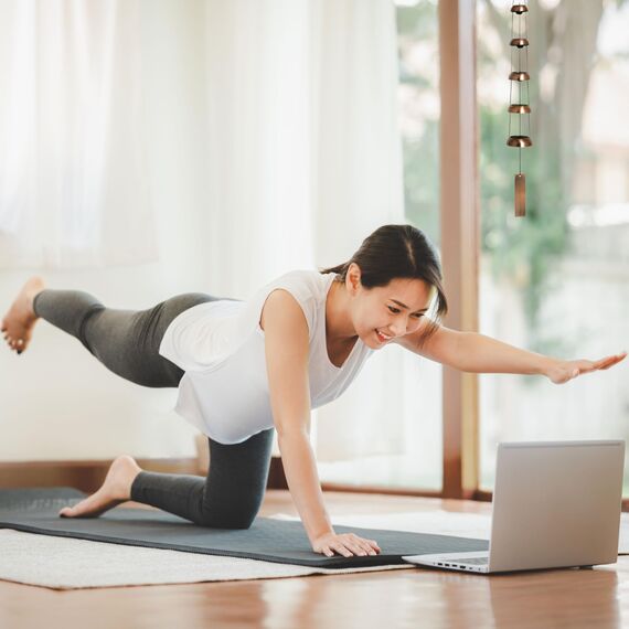 Woodstock Tempelglocken Quintett Kupfer Windspiel [Gartenartikel]