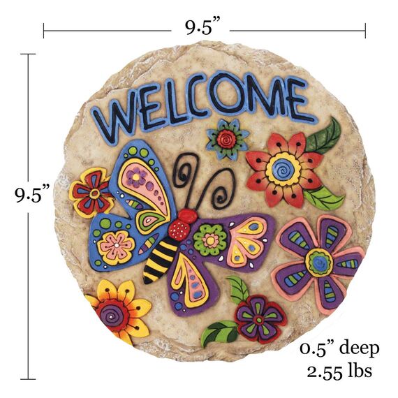 Spoontiques 13262 Trittstein Schmetterling