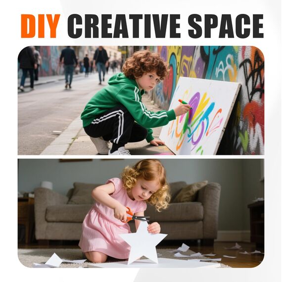 Blanko-Hof-Schilder mit Heringen, weißes, gewelltes Kunststoff-Rasenschild für personalisierte Geburtstags-, Garagenverkauf, Immobilien, Hundekot, großer Pfeil, Miete, 30.5 x 43.2 cm, 3 Stück