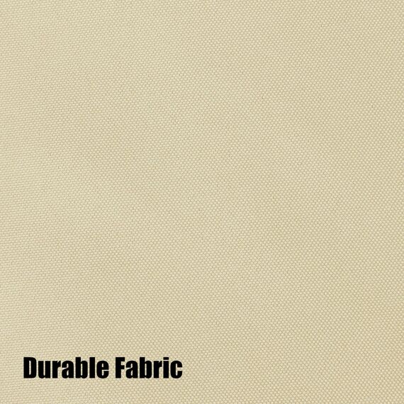 BONZER Wasserdichte Vorhänge für Innen- und Außenbereich, dick, Privatsphäre, extra breite Ösenvorhänge für Schlafzimmer, Wohnzimmer, Veranda, Pergola, 1 Stück, 387 x 274 cm, Cremefarben