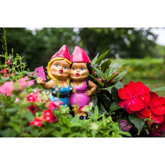 BigMouth Selfie Sisters Gartenzwerg