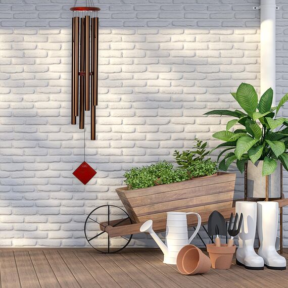 Woodstock Encore Collection Windspiel "Chimes of Neptune", Bronzefarben