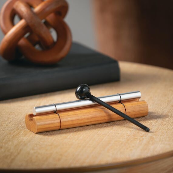 Woodstock Windspiel Zenergy, Silber, 18,4 cm