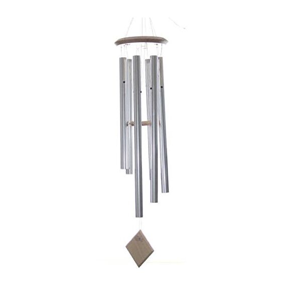 Woodstock Chimes Klangspiel, silber, 55.2x18.4x6.4 cm, DCW37