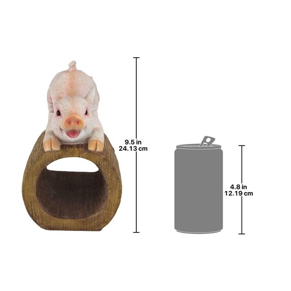 Design Toscano QM2868900 Regenfallrohrauslass Wildes Schweinchen