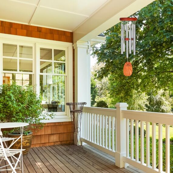 Woodstock Windspiel Amazing Grace, Silber, 40,6 cm