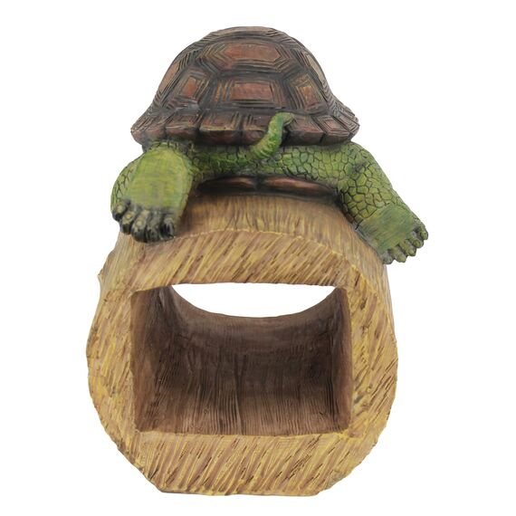 Design Toscano QM2868700 Regenfallrohrauslass „Drips, die Schildkröte“