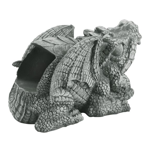 Design Toscano Darian, der Drache, Regenrohrauslass