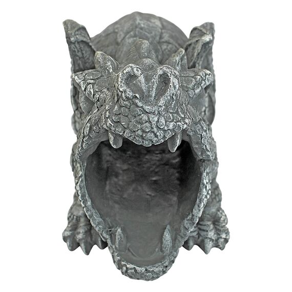 Design Toscano Darian, der Drache, Regenrohrauslass