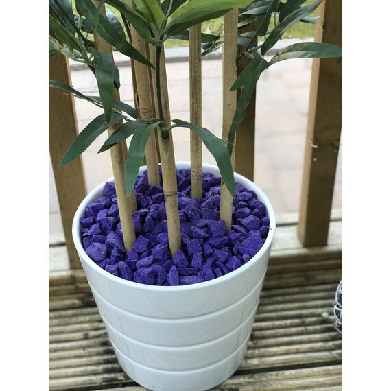 RockinColour Dekosteine Dekosteine Gartensteine 20mm Purple Rain. Ideal für dekorative Eigenschaften UV-stabil und witterungsbeständig sichere Farbbeschichtung 14kg-15kg