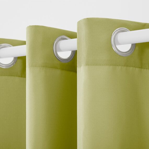 Exclusive Home Vorhänge, Polyester, 1 Paar, Polyester, Kiwigrün, 54x84