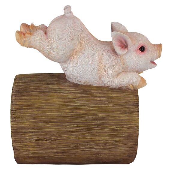 Design Toscano QM2868900 Regenfallrohrauslass Wildes Schweinchen