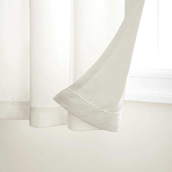 Exclusive Home Vorhänge, Polyester, 1 Paar, Polyester, vanille, 54x120