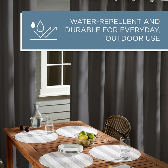 Exclusive Home Vorhänge, Polyester, 1 Paar, Polyester, anthrazit, 54x108