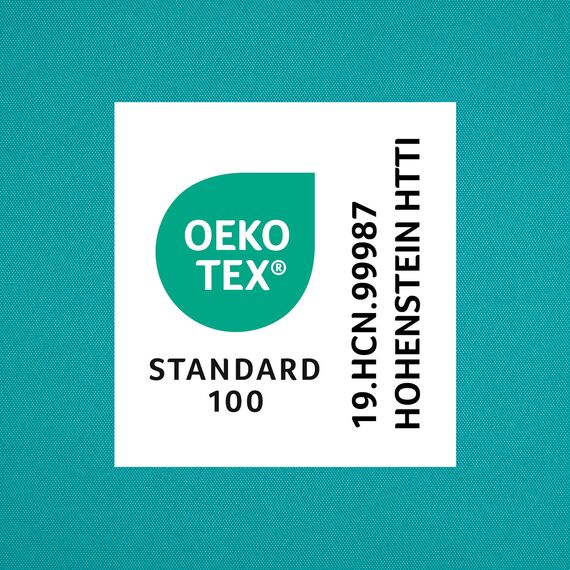 TOWN & COUNTRY BASICS Exclusive Home Vorhänge, Polyester, 1 Paar, Polyester, blaugrün, 54x108