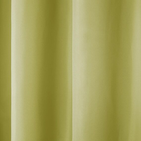 Exclusive Home Vorhänge, Polyester, 1 Paar, Polyester, Kiwigrün, 54x120