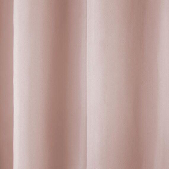 TOWN & COUNTRY BASICS Exclusive Home Vorhänge, Polyester, 1 Paar, Polyester, Blush, 54x96