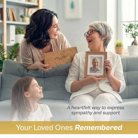 Solsken Home Gedenk-Windspiel – Beileids-Windspiel – entspannende, süße Töne – Schwarz – 73,7 cm