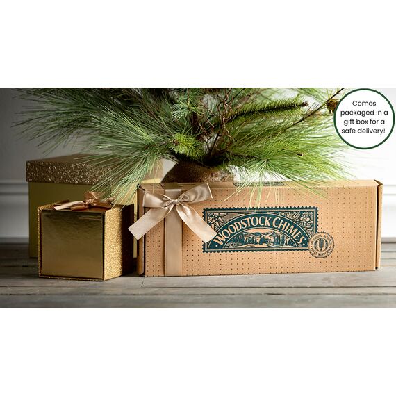 Woodstock Windspiel Temple Bells, Rot, 62,2 cm