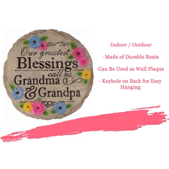 Spoontiques, Garten-Dekor, Trittstein mit Motiv: Greatest Blessing, Dekostein für Garten