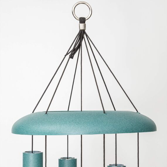 Corinthian Bells Windspiel, 111 cm, Patina-Grün