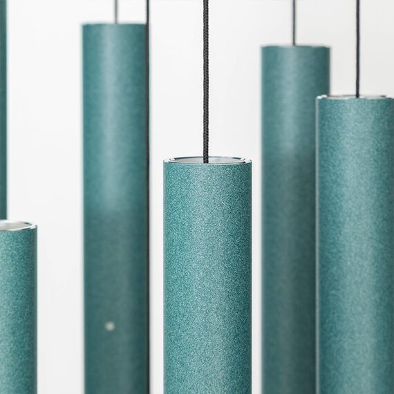 Corinthian Bells Windspiel, 111 cm, Patina-Grün