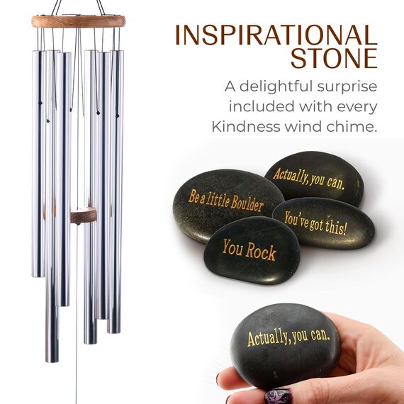 UpBlend Outdoors Wind Chimes for People who Like Their Neighbors 2 - an Amazing Addition to a Patio, Porch, Garden, or Backyard - 41" Total Length