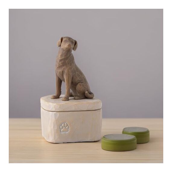 Willow Tree Love My Dog Dark Keepsake Box