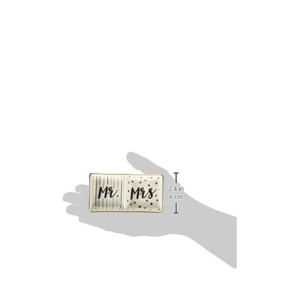 Kate Aspen Mrs Ring Schmuckschale für Hochzeiten, Einheitsgröße, goldfarben