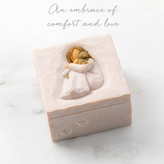 Willow Tree Komfortable, geformte, handbemalte Erinnerungsbox