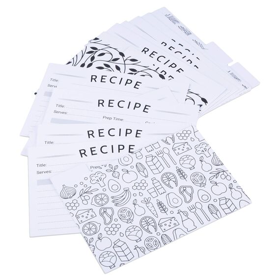 Apace Living Rezeptbox Holz mit blanko Rezeptkarten und Trennkarten – Walnuss Rezeptkiste für die Aufbewahrung Ihrer Rezepte – Exklusiver Rezeptordner Rezeptkasten für bis zu 240 Karten