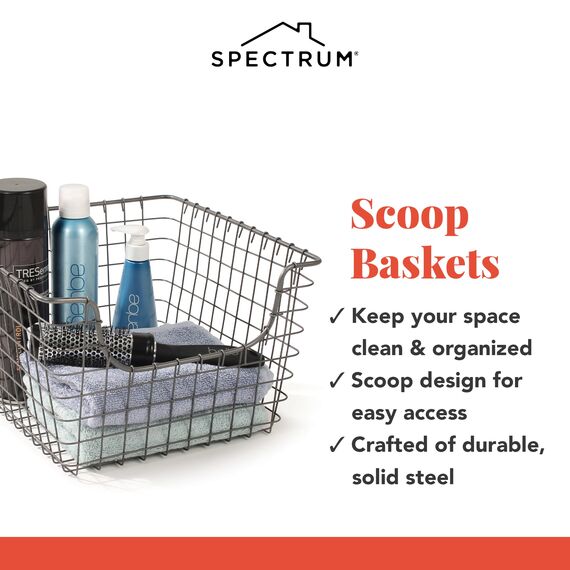 Spectrum 98976 Cool Ordnungskorb, Gr. M, Grau