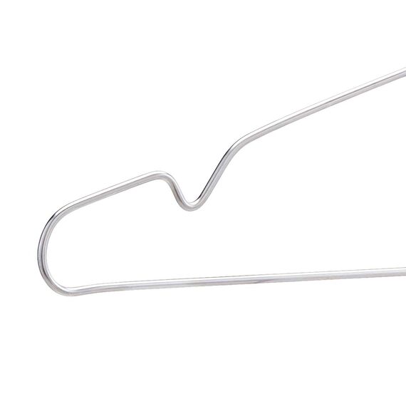 Amazon Basics Kleiderbügel aus Edelstahl, 50-er Pack, Verchromt